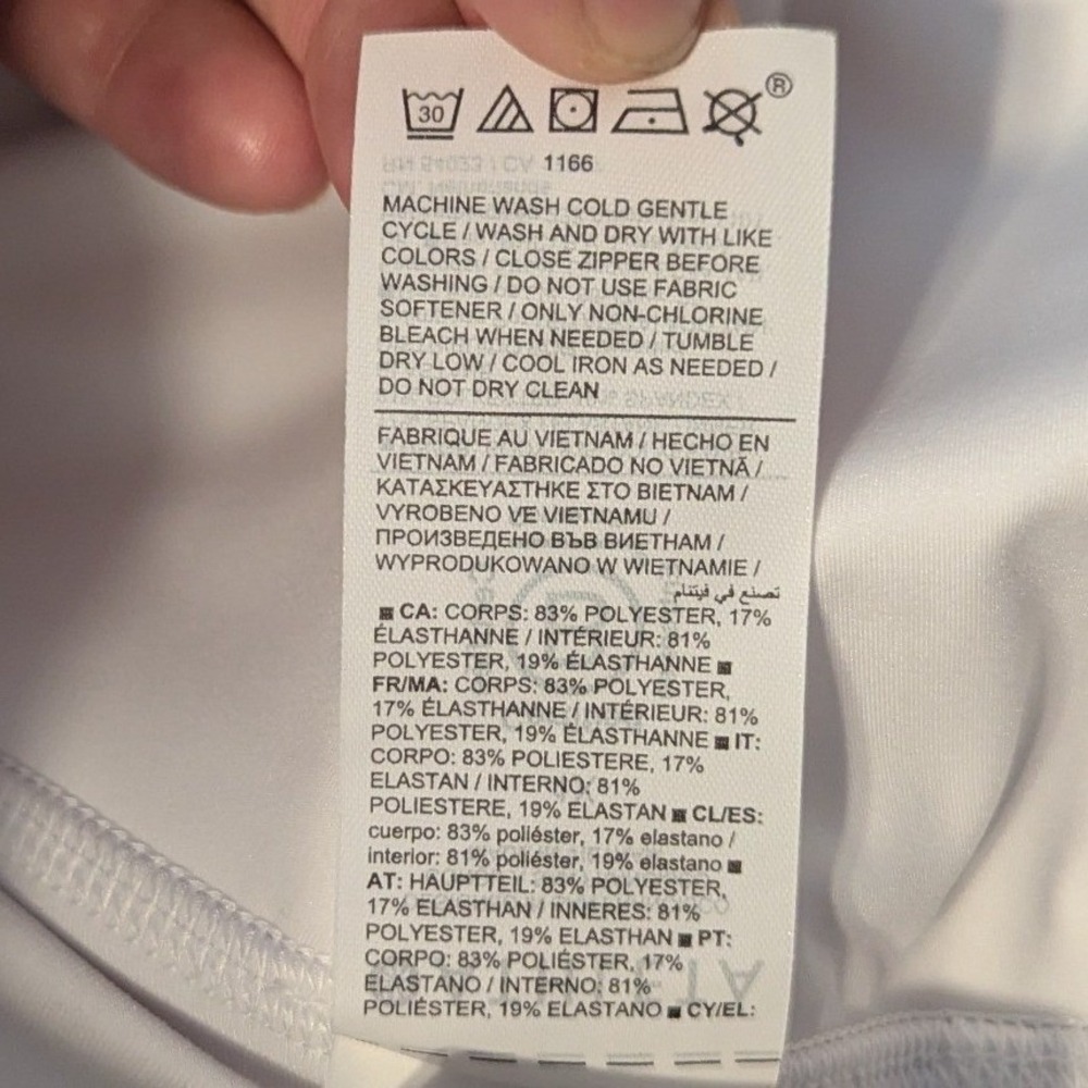 Athleta Womens 1X Ace Tennis Pickleball Skort 15.5 Bright White Active Skirt - Picture 10 of 15